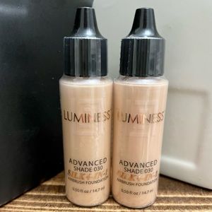 Luminess Advanced Shade 030 Silk 4-in-1 Airbrush Foundation (lot of 2)